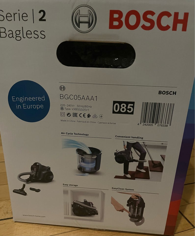 Støvsuger, Bosch Serie2 bagels