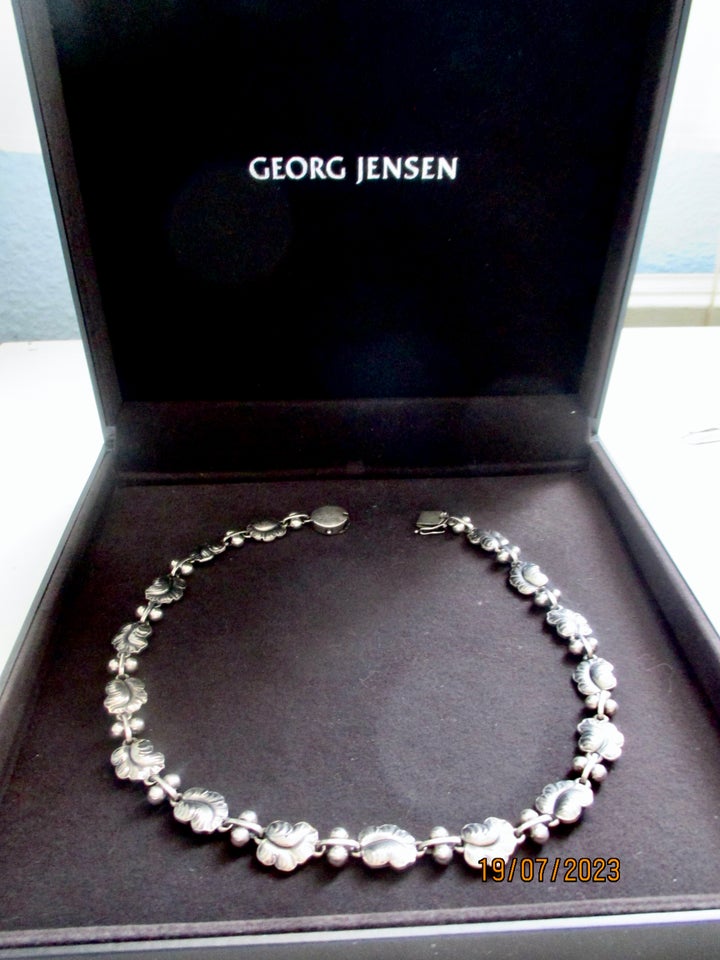 Halskæde, sølv, Georg Jensen