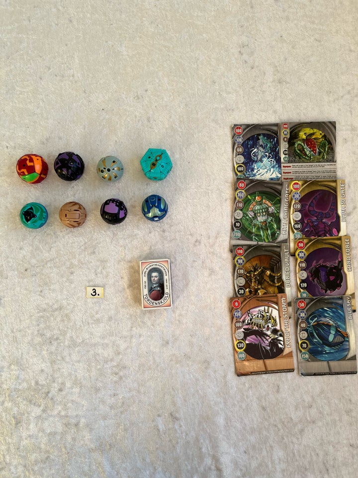 Bakugan, Bakugan figurer incl