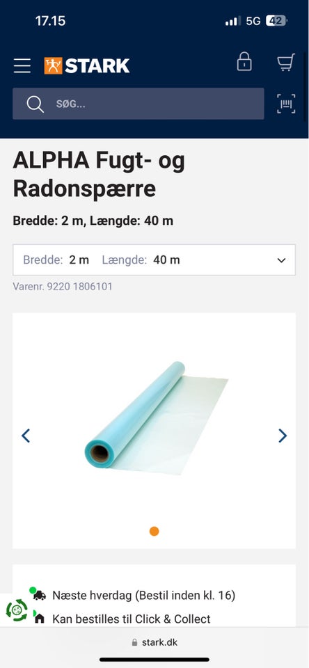 Radonspære  Alpha