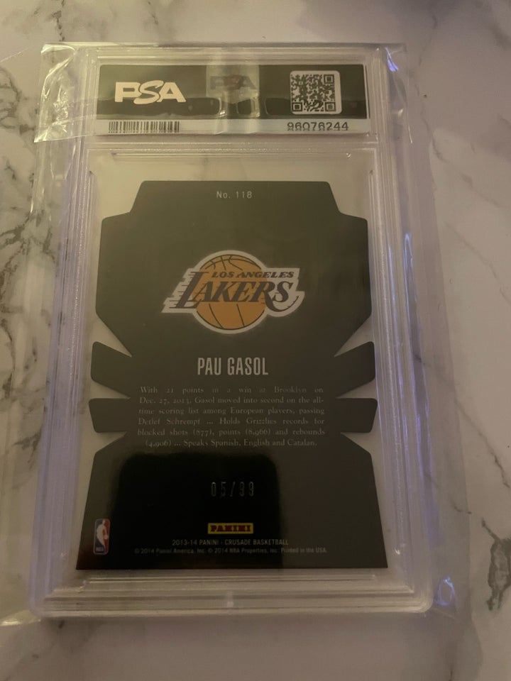 Samlekort, 2013 Pau gasol Psa 9