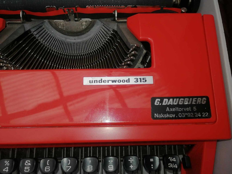 Skrivemaskine Underwood 315