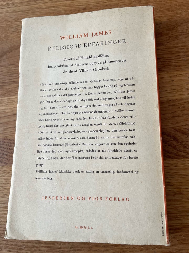 Religiøse erfaringer William