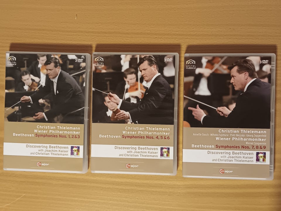 Beethoven symfonier 1-9, DVD,