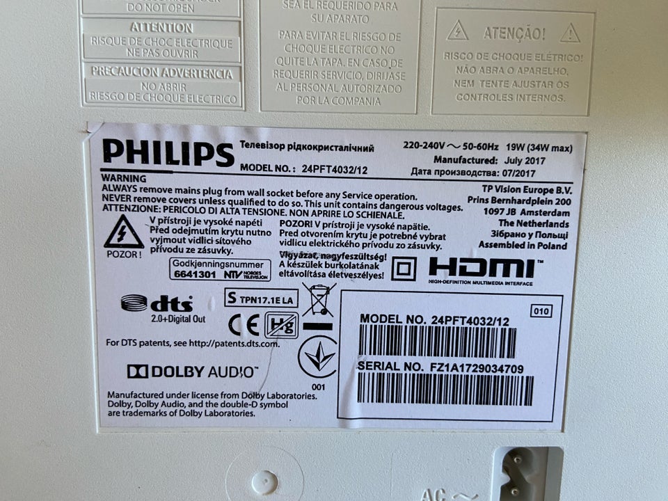 andet, Philips, 24"