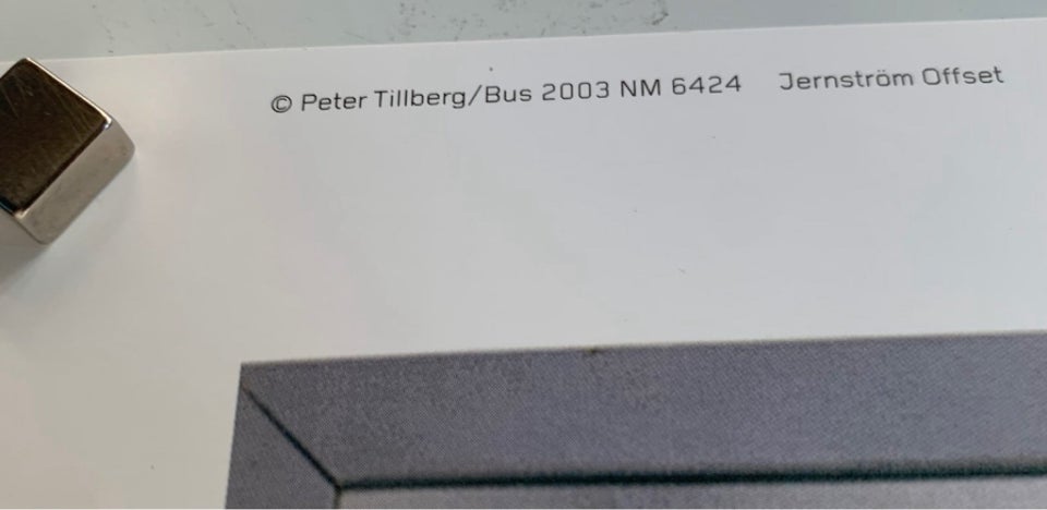 Kunstplakat Peter Tillberg 2003