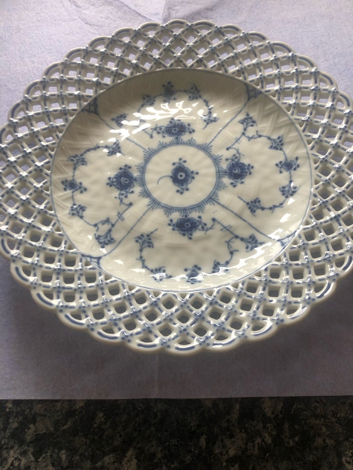 Porcelæn Musselmalet helblonde