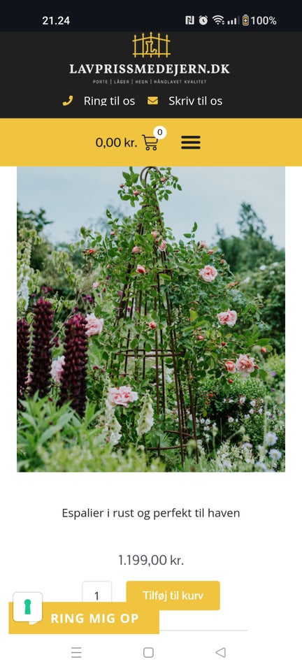 Blomster espalier,