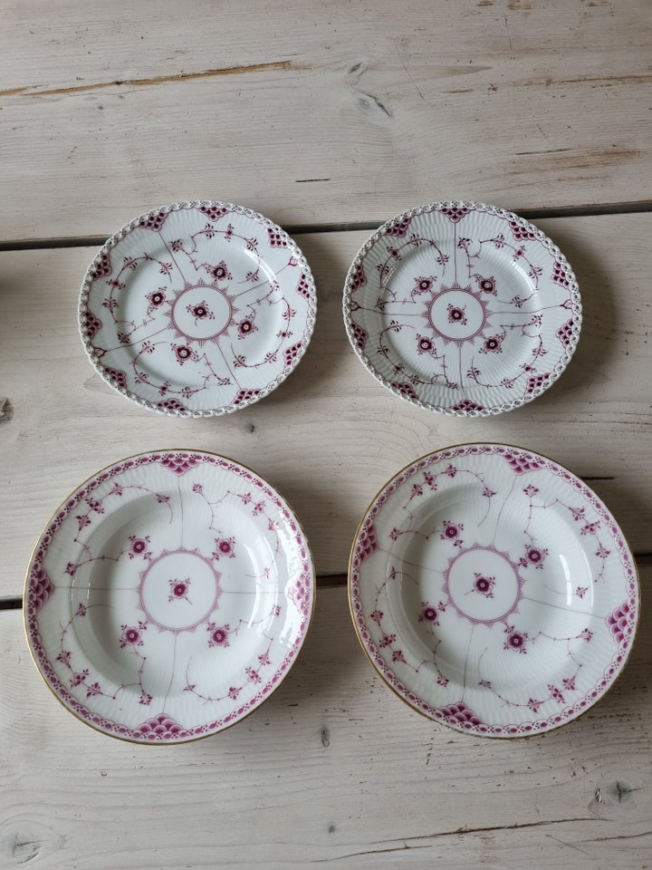 Porcelæn, Purpur tallerkner,