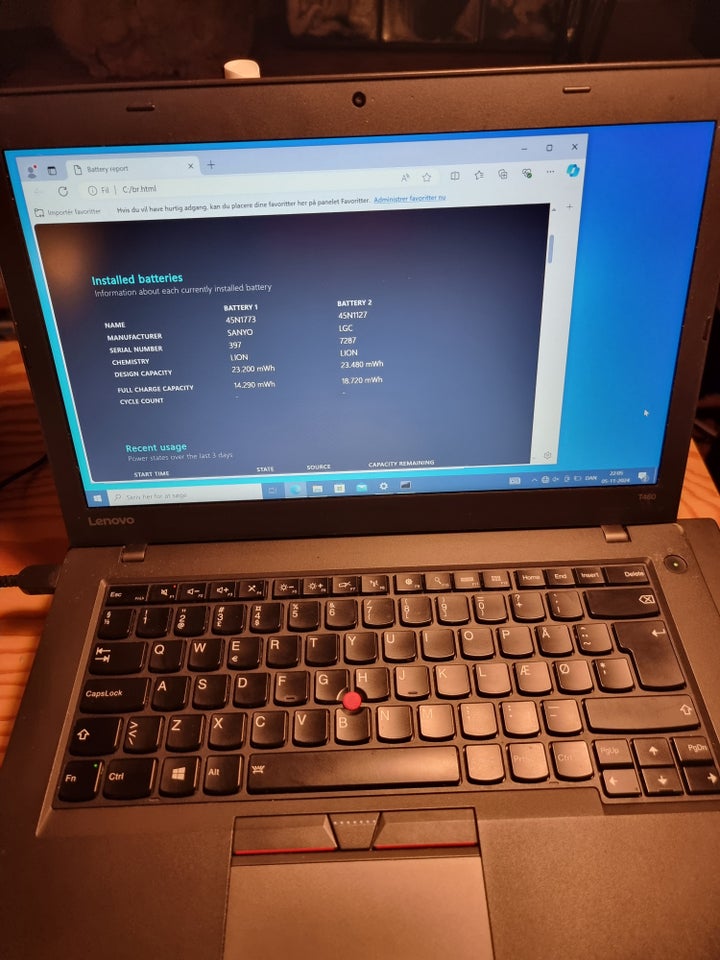 Lenovo Thinkpad T460, I5-6200 2,3