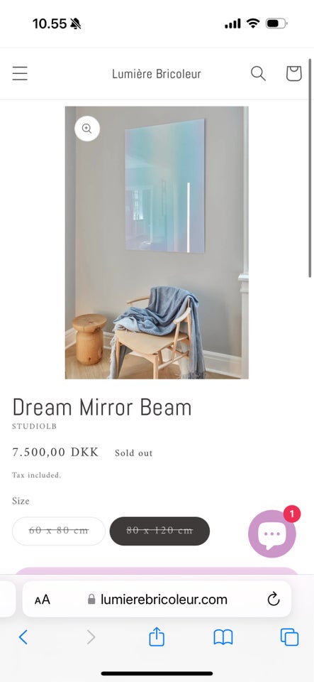 Dream Mirrors Beam, Lumiére