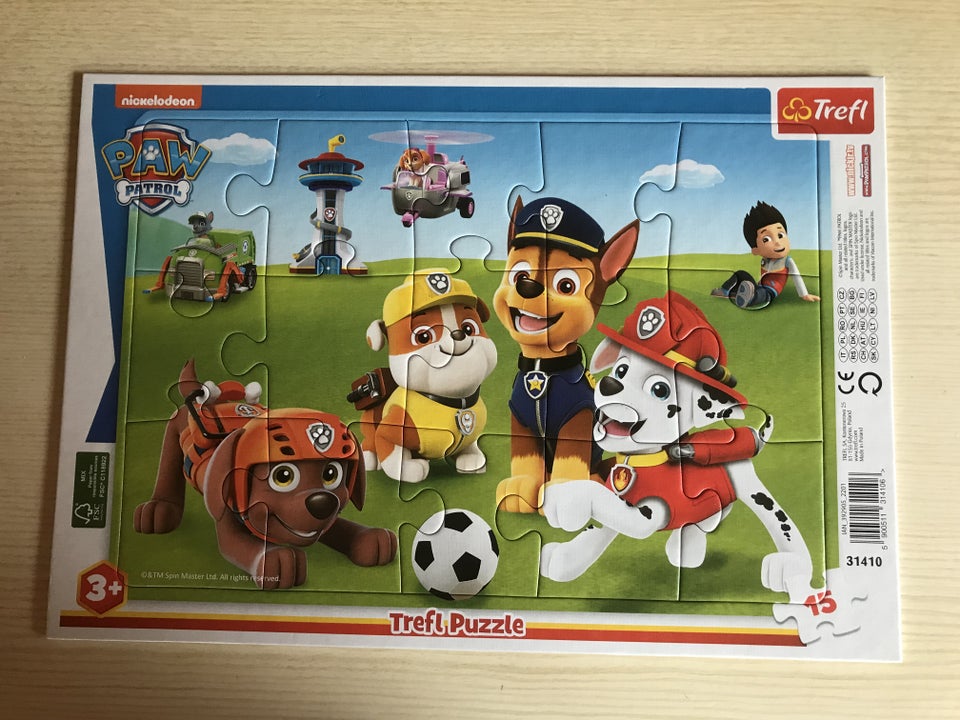 Paw Patrol, Børnepuslespil i