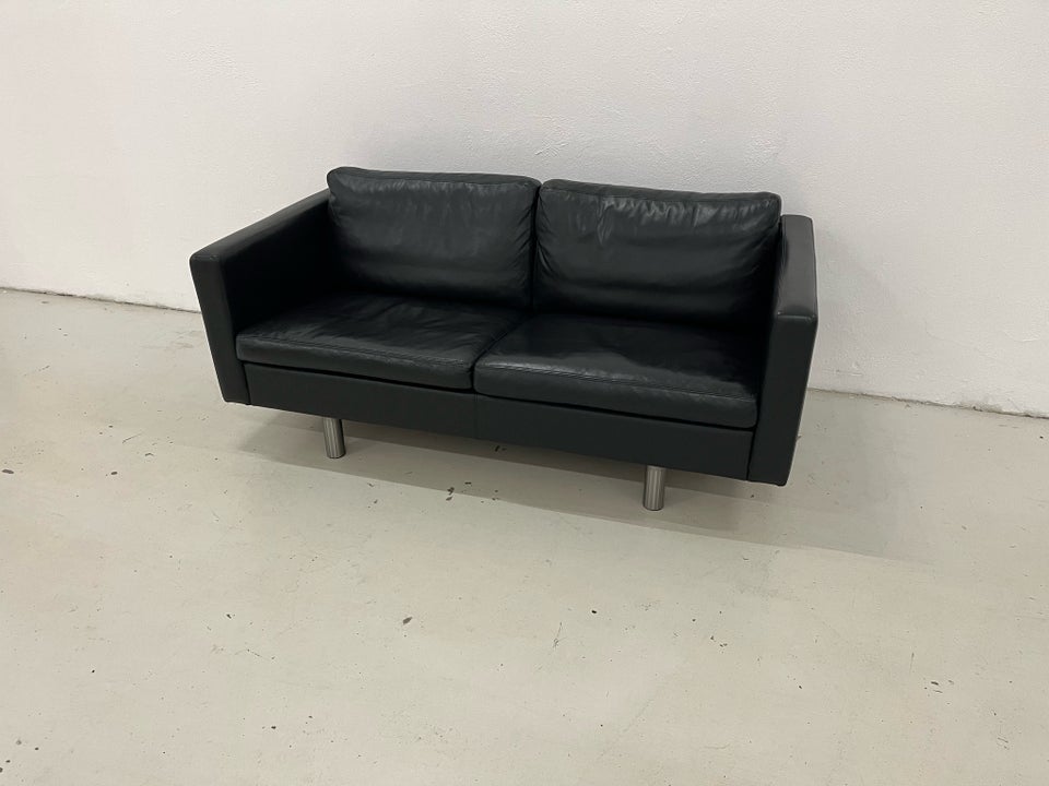 Sofa, læder, 3 pers.