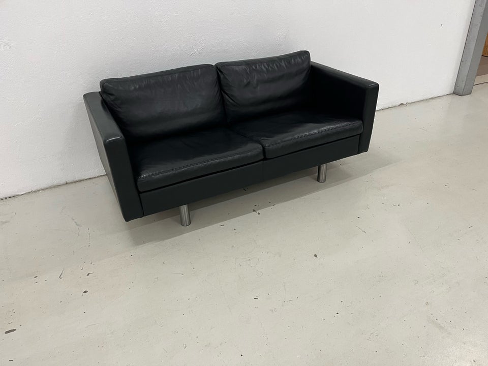 Sofa, læder, 3 pers.