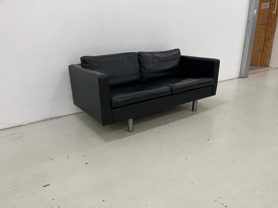 Sofa, læder, 3 pers.