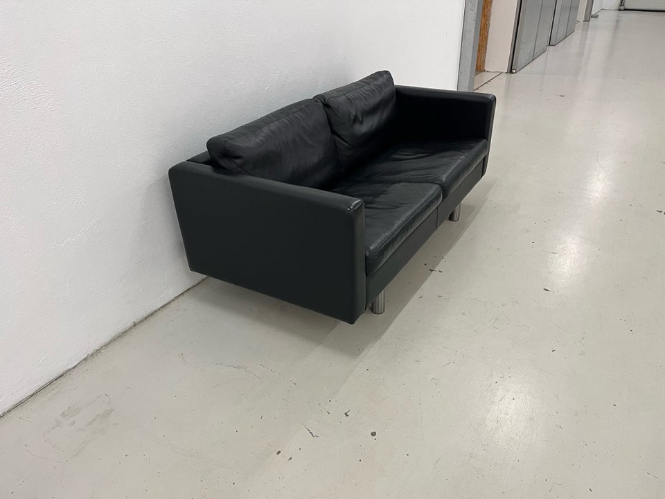 Sofa, læder, 3 pers.