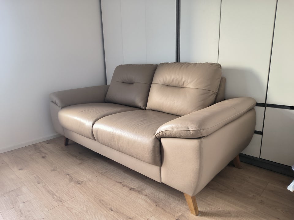 Sofa, læder, 2 pers.