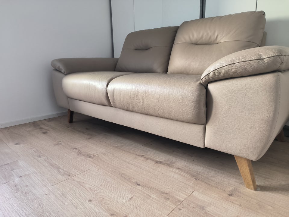 Sofa, læder, 2 pers.