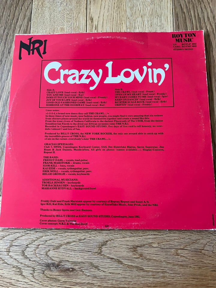 LP, NRI, Crazy Lovin`