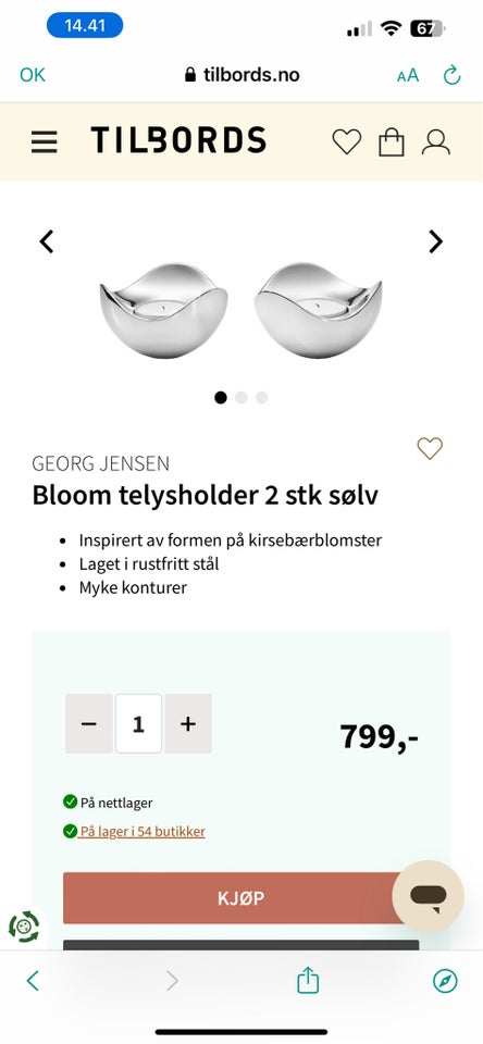 Bloom, Georg Jensen