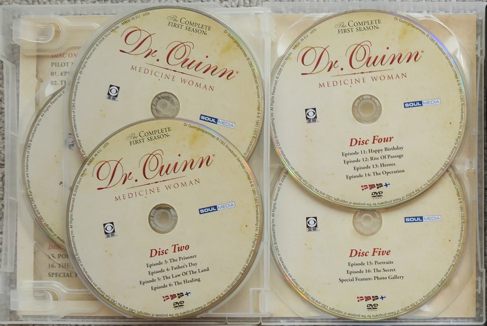 Dr. Quinn, DVD, drama