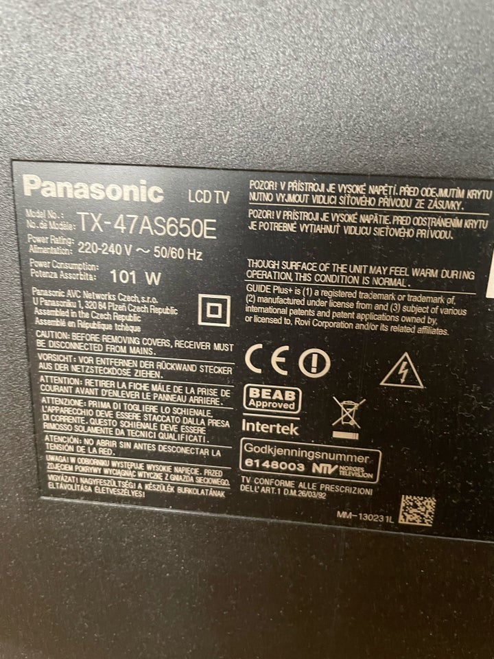 LCD Panasonic 43"