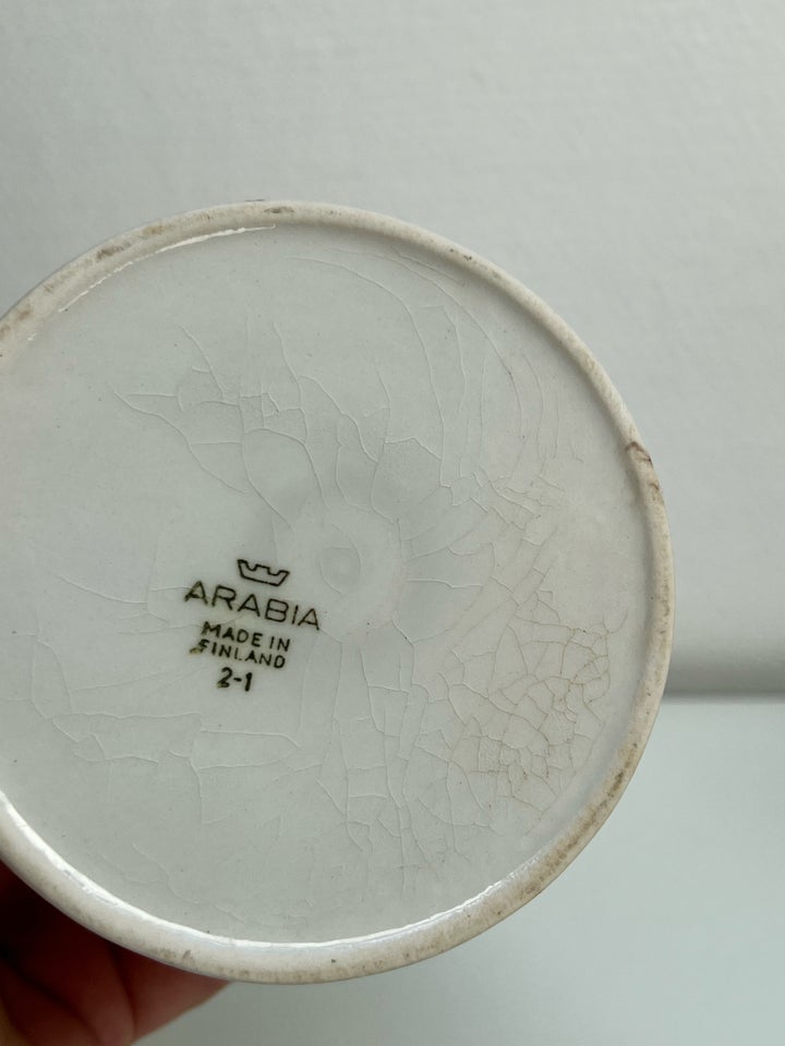 Porcelæn Krukke Arabia