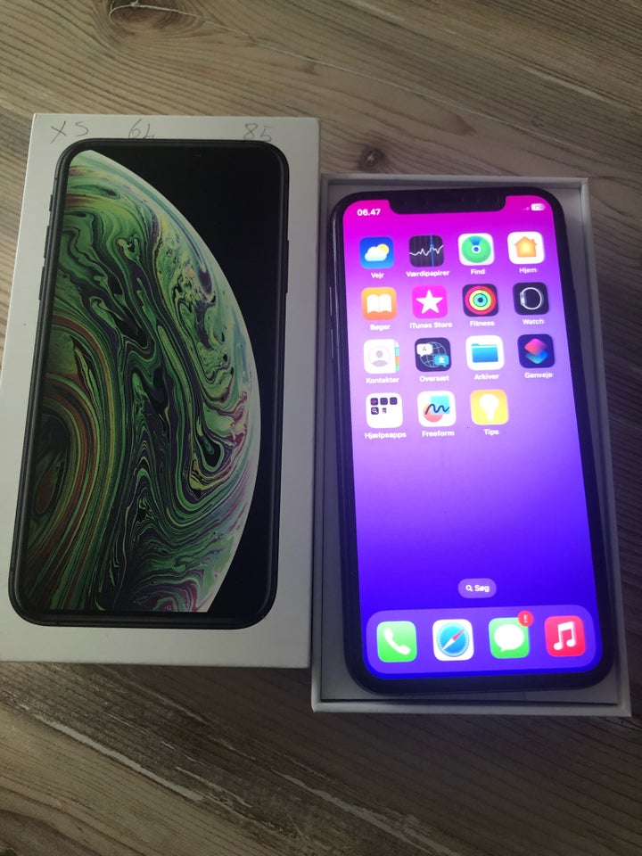 iPhone XS Max, 256 GB, sort