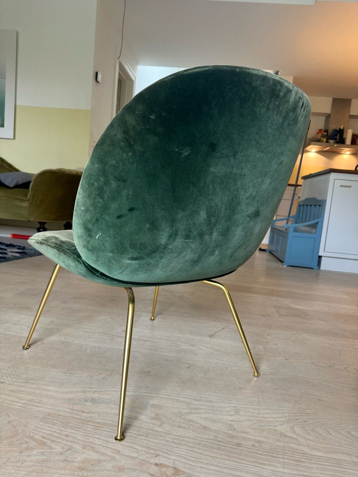 Lænestol, velour, Gubi beetle