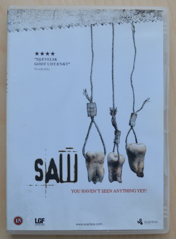 Saw 3, DVD, gyser