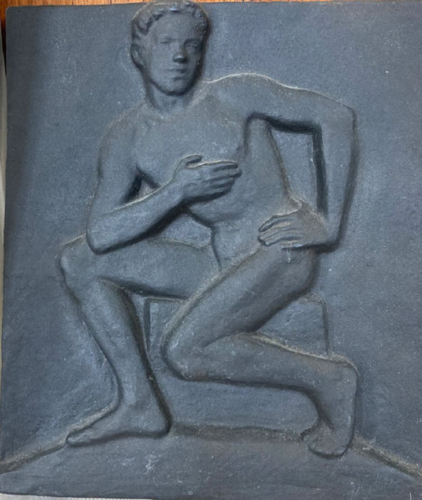 Relief, væghængt, Jørgen