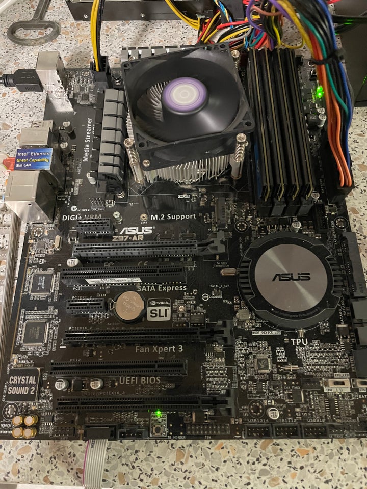 Motherboard+cpu+ram, Asus,