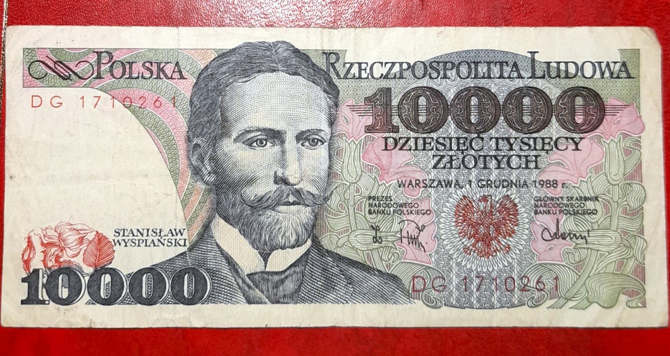 Vesteuropa, sedler, 10000