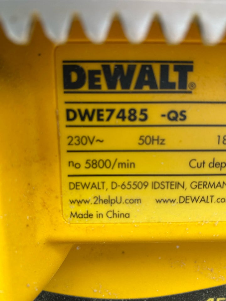 Bordrundsav DeWalt DWE 7485-QS