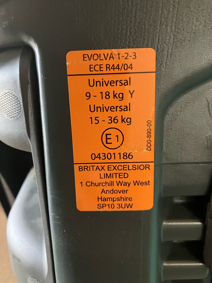 Autostol, op til 36 kg , Britax Römer