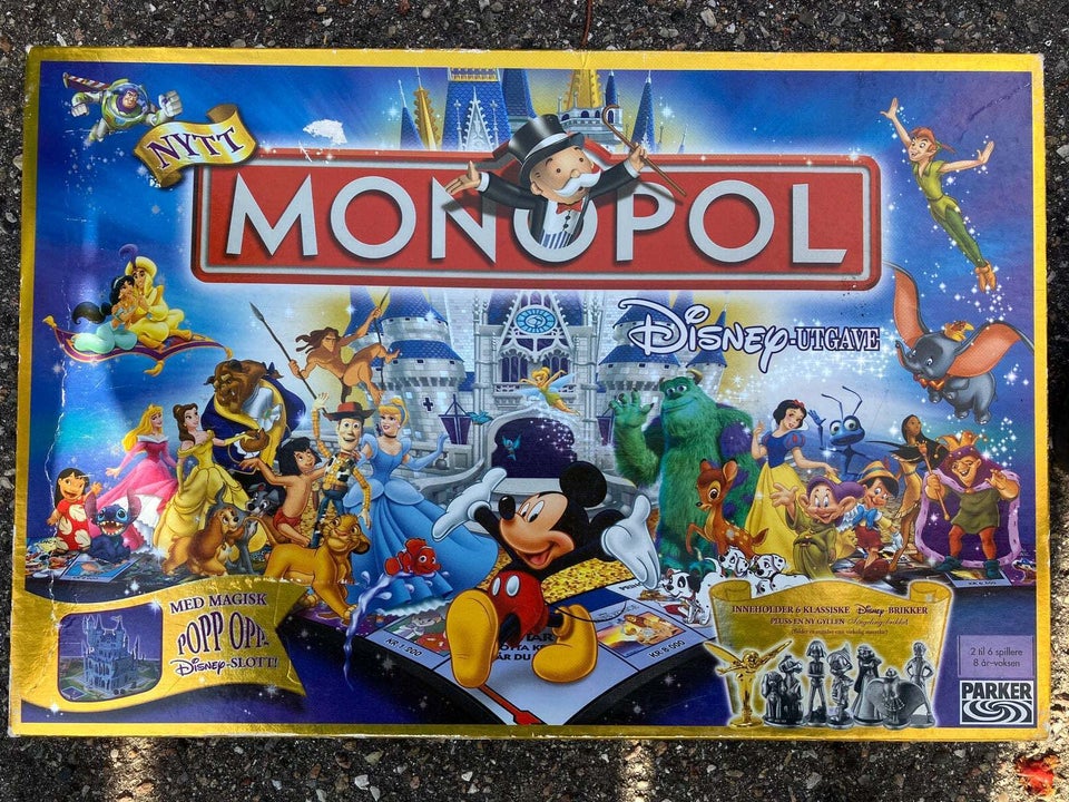 Disney monopoly, brætspil