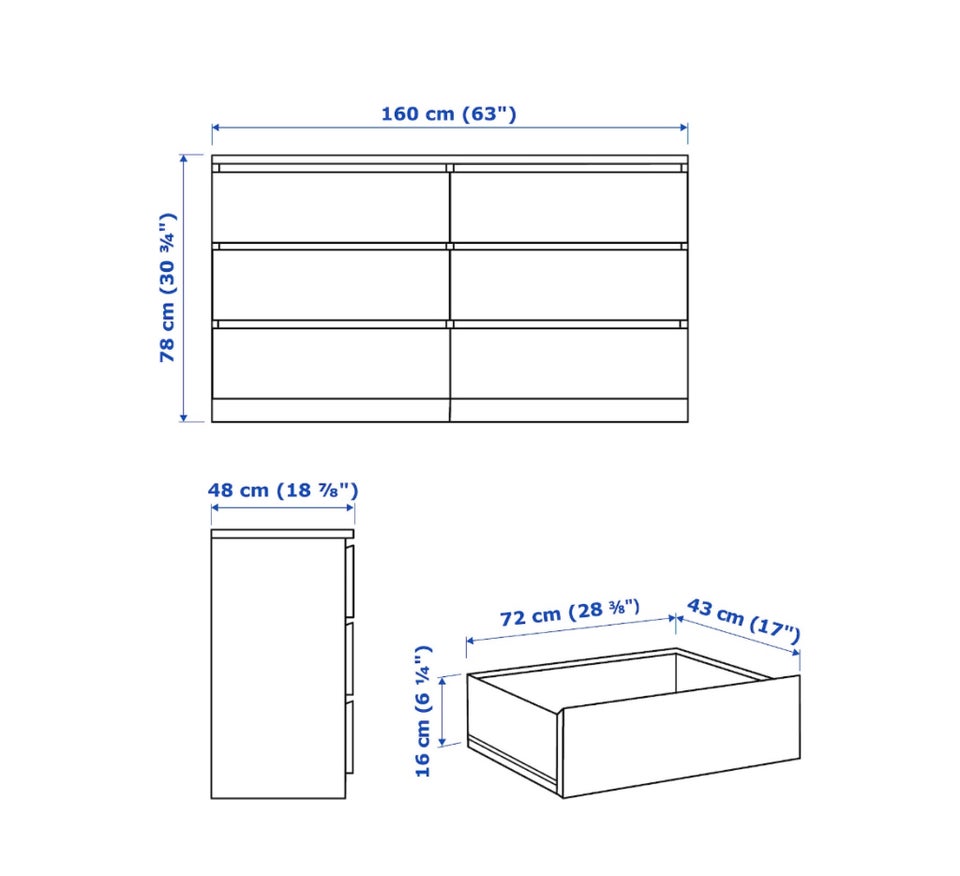 Kommode , MALM ikea