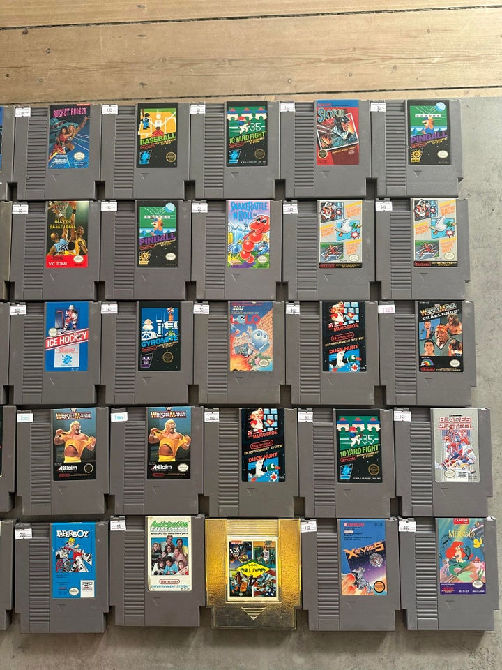 78 Stk Nintendo Spil NES Nintendo