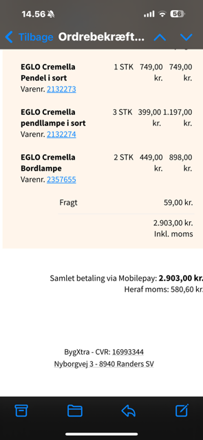 Pendel, EGLO Cremella