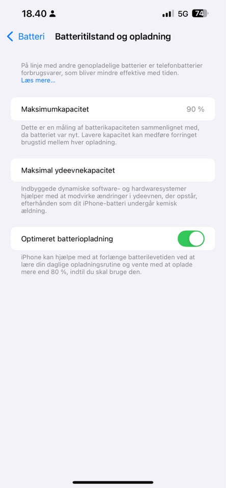 iPhone 13 Pro Max, 128 GB, Perfekt