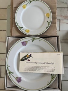 Porcelæn 8 tallerkner 4 frokost