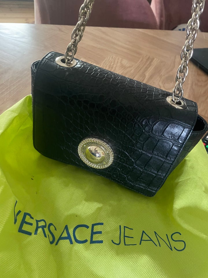 Skuldertaske Versace læderlook