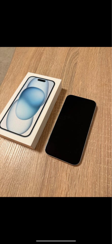 iPhone 15, 128 GB, blå