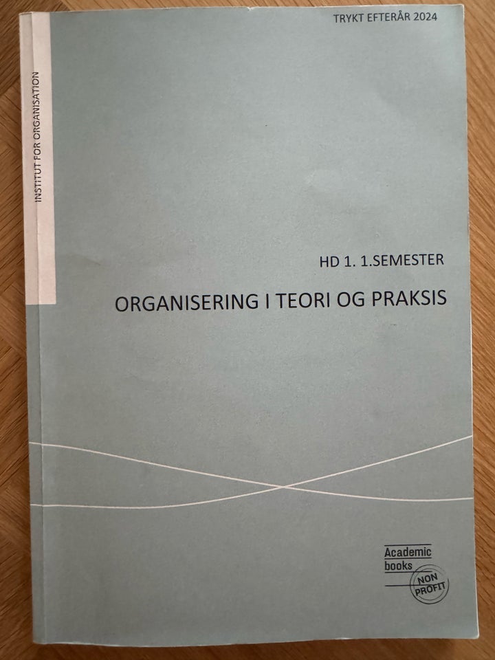 HD1 Organisering i teori og