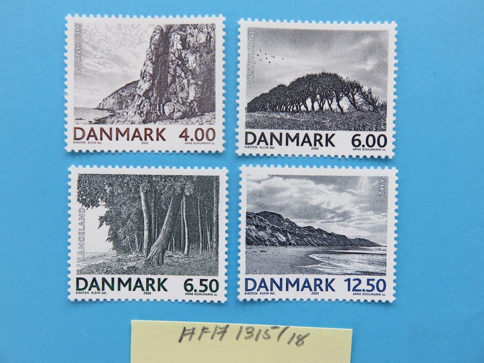 Danmark, postfrisk, AFA 1315/18