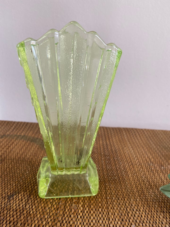 Glas Art deco vase  Vintage