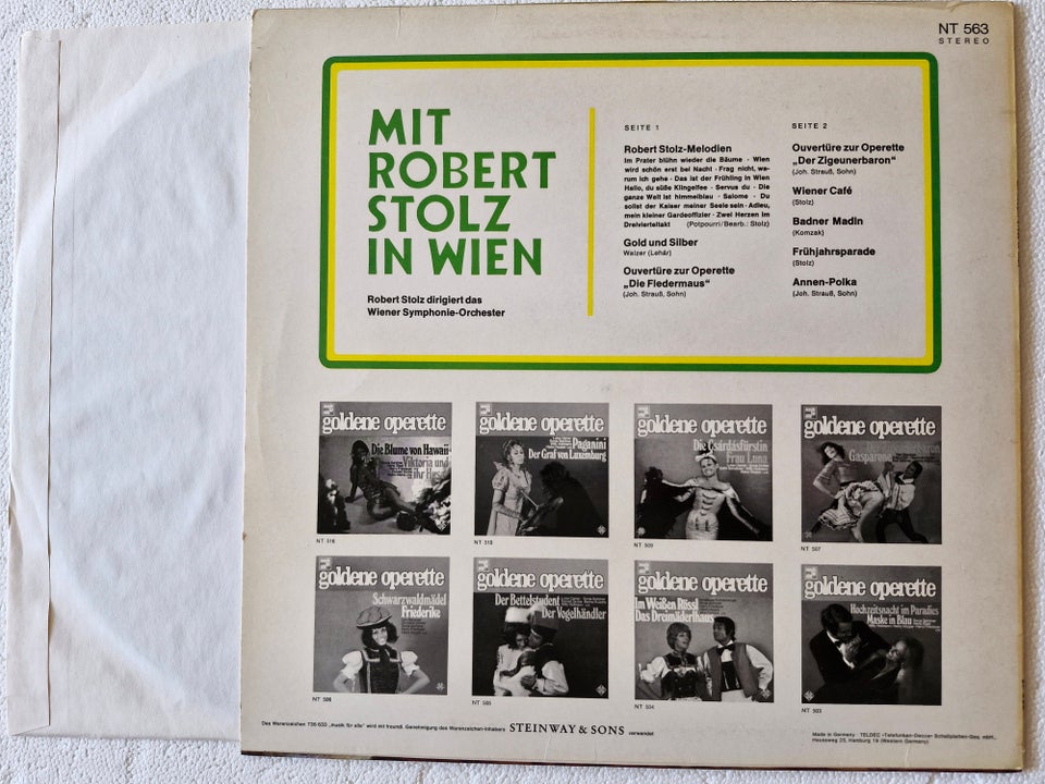 LP, blandet, Mit Robert Stolz in