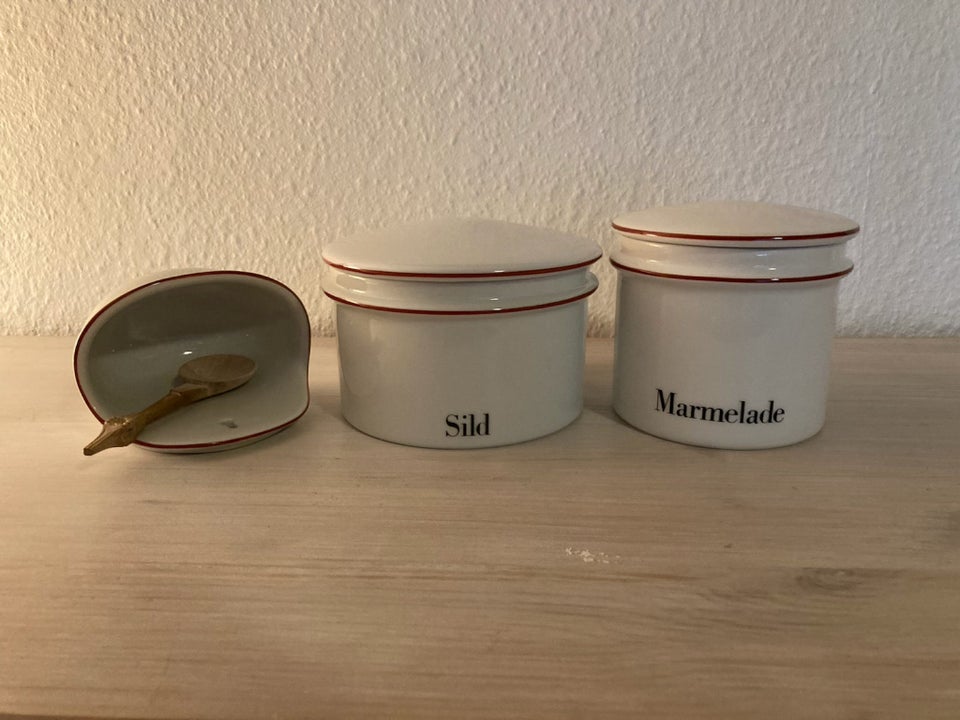 Porcelæn Kolonialkrukke Bing og