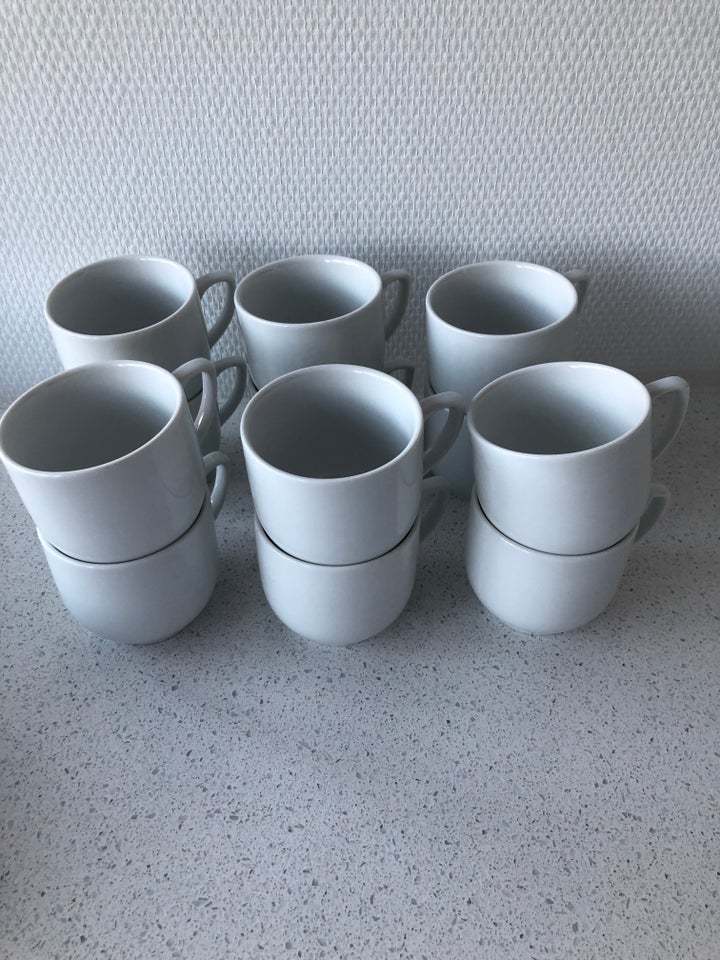 Porcelæn, Kaffestel 12 af hver , In