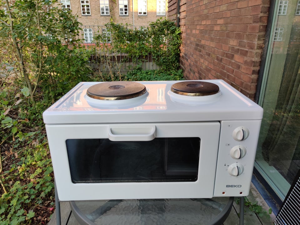 2-plate stove + oven, BEKO